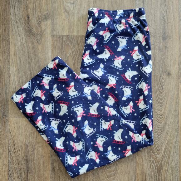 Charter Club Intimates Sled Polar Bears Blue Size Large - Picture 3 of 8